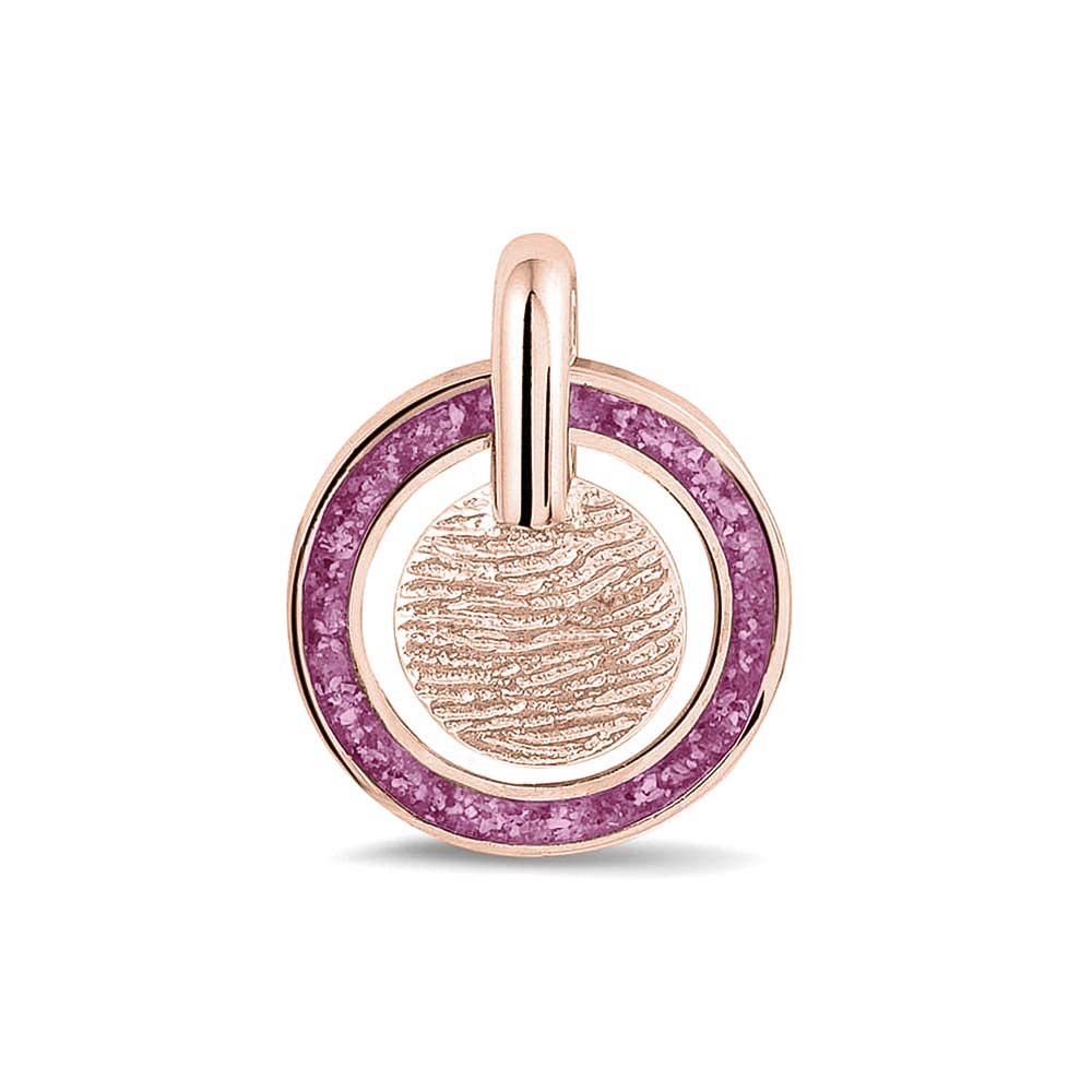 Hanger voorzien van een vingerafdruk uit collectie gedenksieraden. Fluo