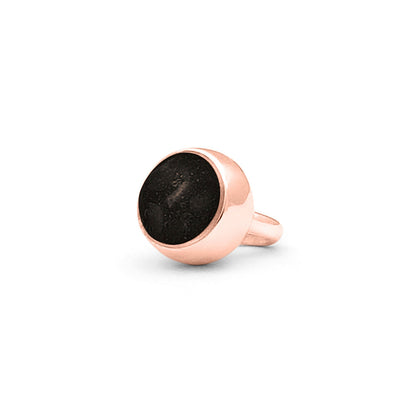 Subtiele charm als gedenksieraad gevuld met as, haar of moedermelk. Black