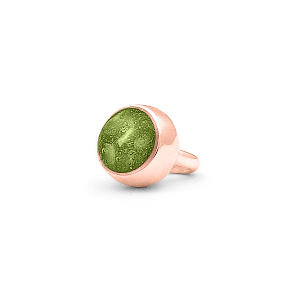 Subtiele charm als gedenksieraad gevuld met as, haar of moedermelk. Green