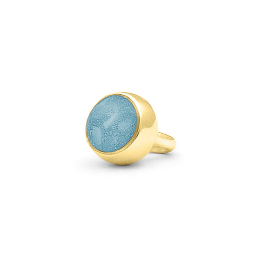 Subtiele charm als gedenksieraad gevuld met as, haar of moedermelk. Brown