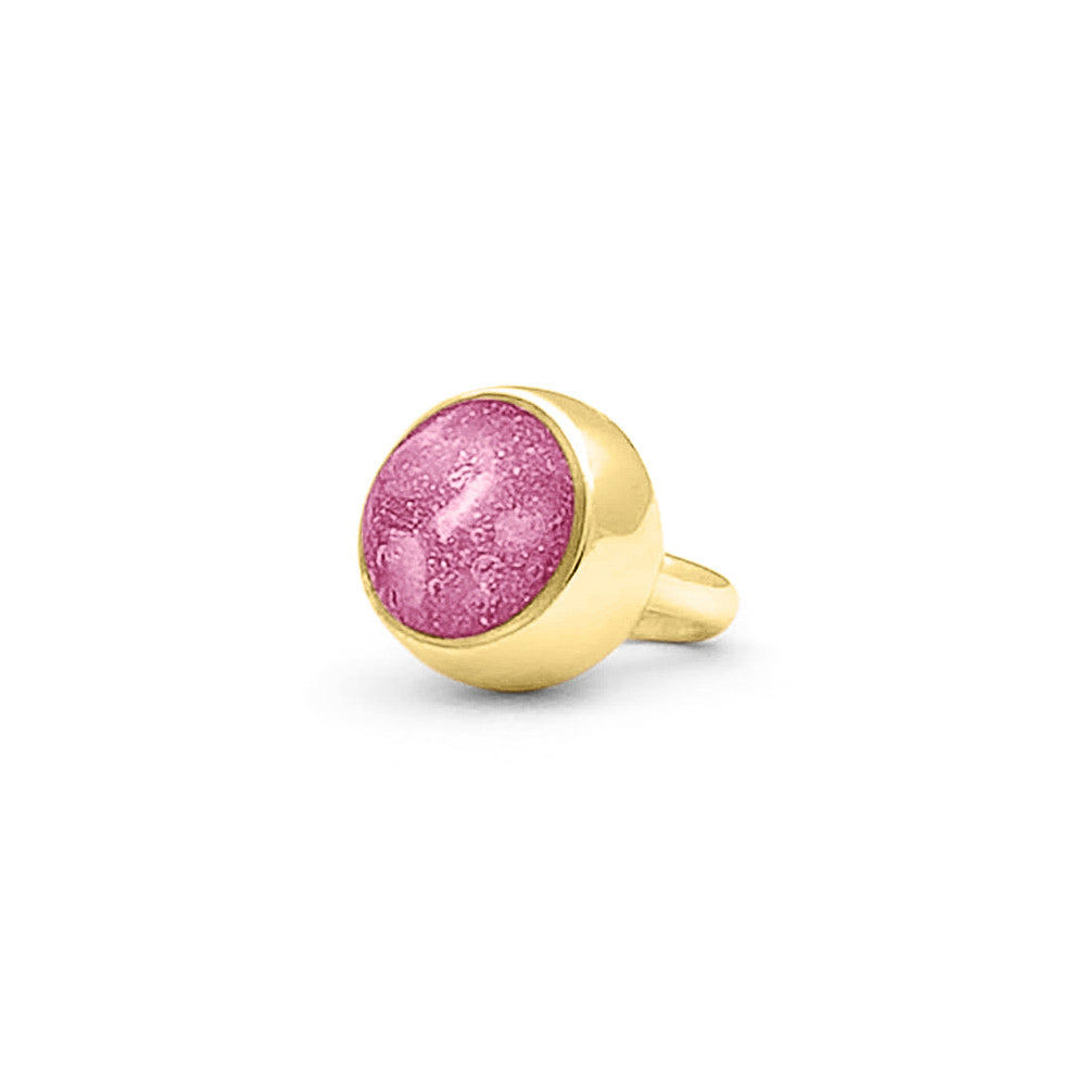 Subtiele charm als gedenksieraad gevuld met as, haar of moedermelk. Fluo