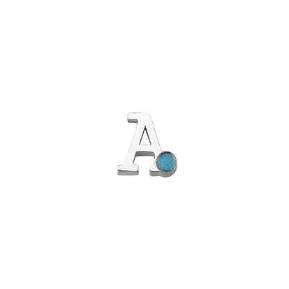 Initiaal/letter ashanger, gedenksieraden. Baby