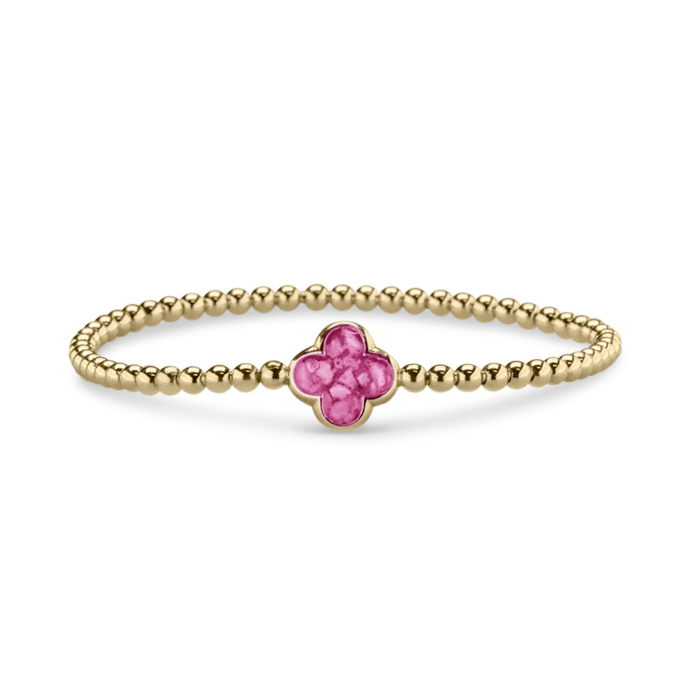 Flexibele as armband met compartiment voor as of haar, gedenksieraden. Soft