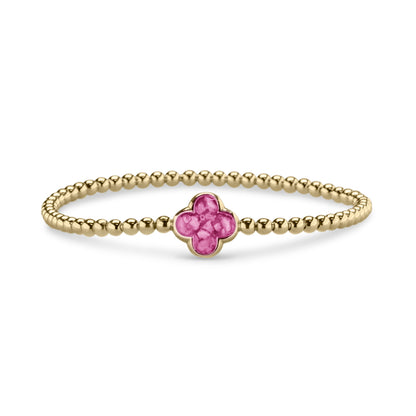 Flexibele as armband met compartiment voor as of haar, gedenksieraden. Soft