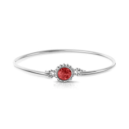 Roségouden as armband met as, haar of moedermelk. Red