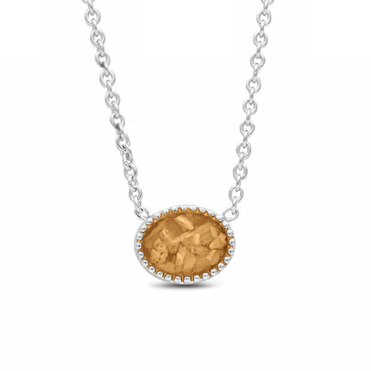 Ashanger, gedenksieraad, waar as en haar in verwerkt wordt. Gold