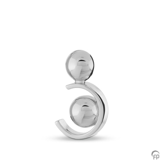 De ashanger uit deze collectie gedenksieraden is zeer gevarieerd en eigentijds ontworpen. De ashanger is eenvoudig zelf te vullen en te bestellen in zilver 925 sterling, geelgoud en witgoud.