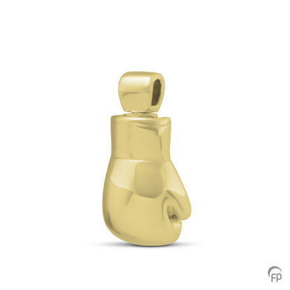 Bokshandschoen ashanger uit deze sport collectie gedenksieraden is eenvoudig zelf te vullen en te bestellen in zilver, geelgoud en witgoud